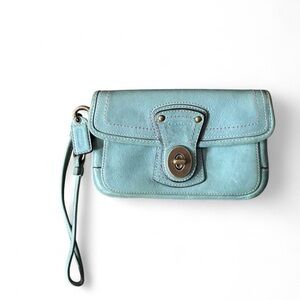 Y2K 65th Anniversary Coach Legacy Wallet 🩵